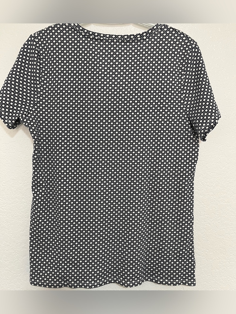 Croft & Barrow 2 Top Bundle Women's Medium 100% Cotton Navy White Stripe - Picture 8 of 11